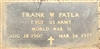 Frank W. Patla U.S. Army WWII