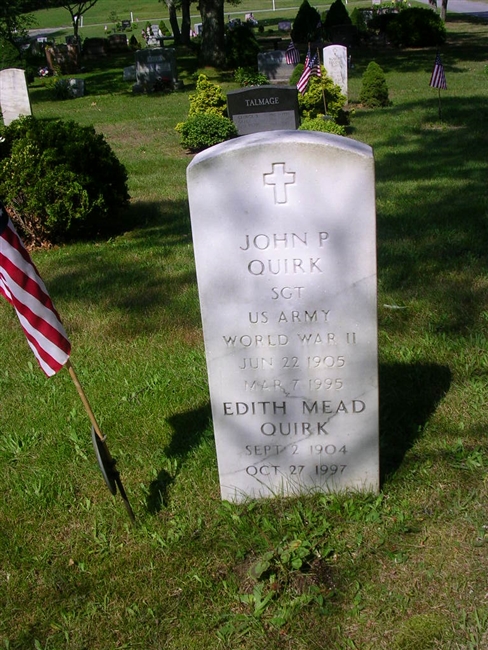 John P. Quirk U.S. Army WWII