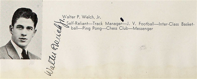 Walter P. Welch U.S. Army WWII