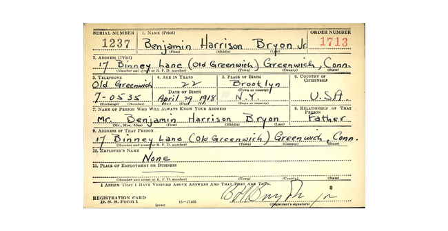 Benjamin H. Byron U.S. Navy WWII