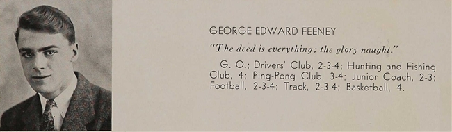 George E. Feeney U.S. Coast Guard WWII