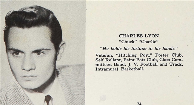 Charles T. Lyon U.S. Marine Corps WWII