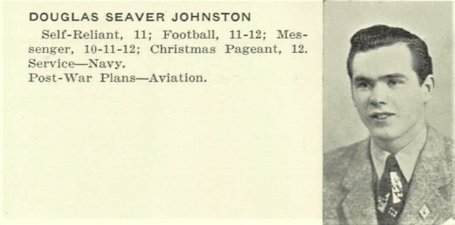 Douglas S Johnston U.S. Navy WWII