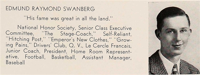 Edmund R. Swanberg U.S. Army WWII