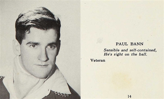 Paul J. Bann U.S. Navy WWII