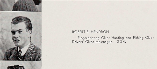 Robert B. Hendron U.S. Navy WWII