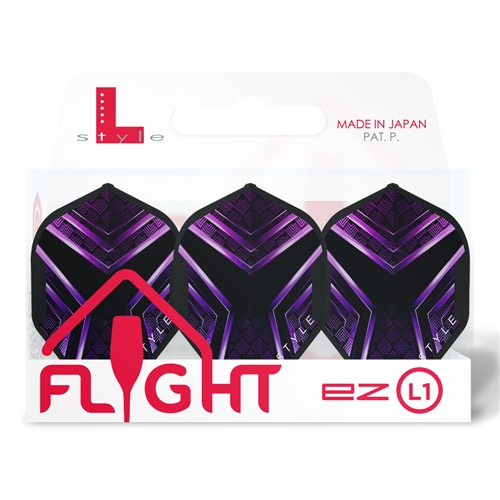 L-style L1 EZ Standard Flight - Genesis - Black with Purple