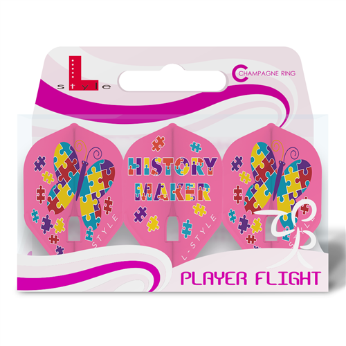 L-style L1 PRO Standard Flight - Fallon Sherrock V.2 - Hot Pink