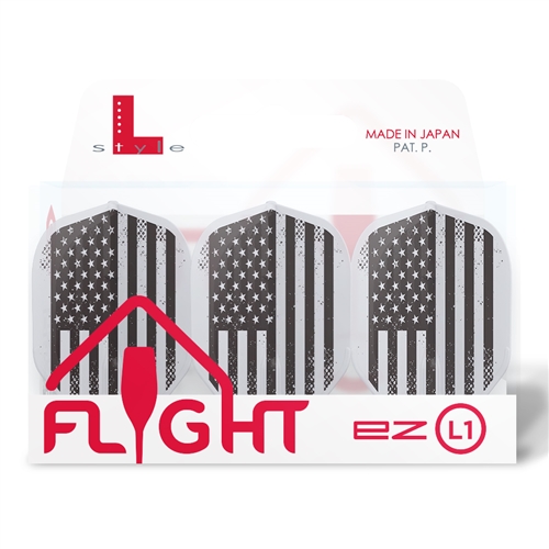 L-style L1 EZ Standard Flight - American Flag V.4 - Clear