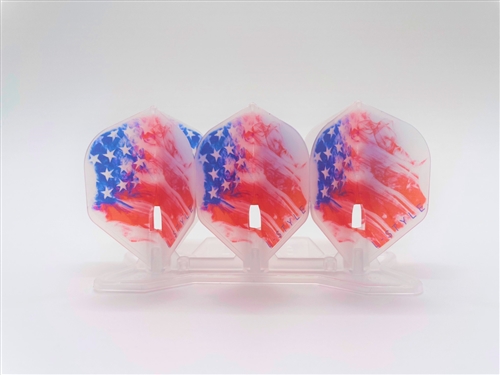L-style L1 PRO Standard Flight - American Flag Ver.2 - Clear White