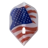 L-style L1 PRO Standard Flight - American Flag V.1  - Clear White