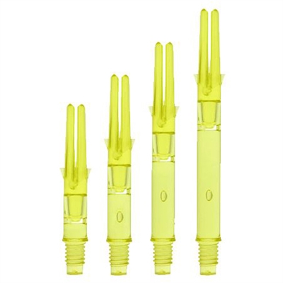 L-style Dart Shaft - L-SHaft Silent - Spinning  - Clear Yellow