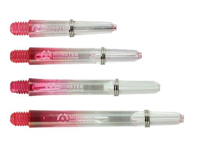 Monster Shaft - Graduated Clear Pink