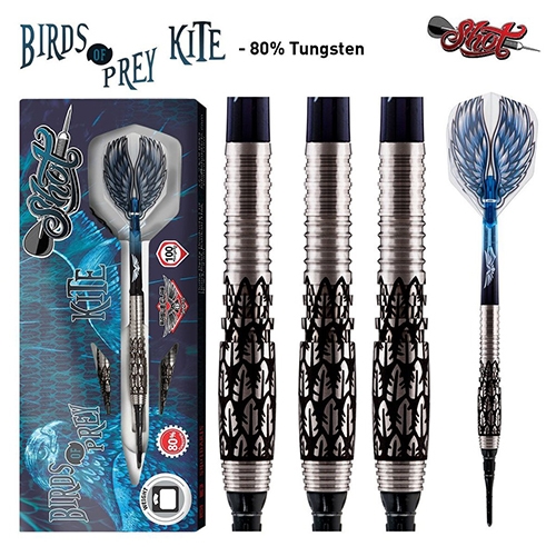 Shot! Darts - Birds Of Prey - Kite Soft Tip 80% - 20g