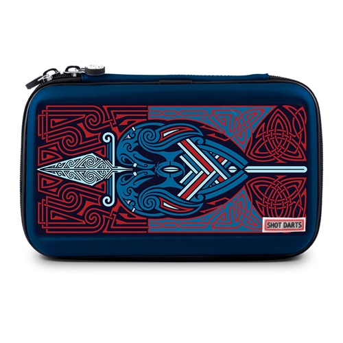 Shot! Wallet - Tactical Darts Case - Two Set Dart Wallet - Viking Raven