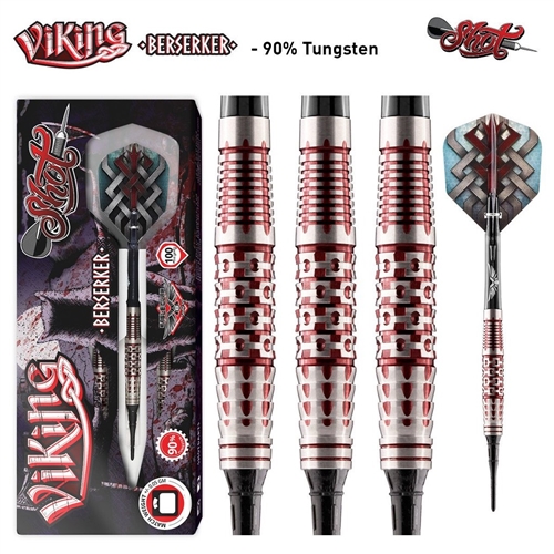 Shot! Darts - Viking - Berserker - Soft Tip 90% - 18g