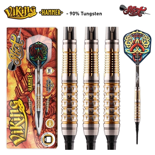 Shot! Darts - Viking - Hammer - Soft Tip 90% - 18g