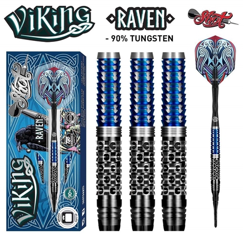 Shot! Darts - Viking - Raven - Soft Tip 90% - 18g