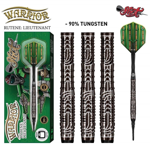 Shot! Darts - Warrior - Rutene - Soft Tip 90% - 18g