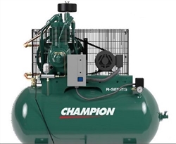 Champion HR3F-3 3 HP 30gal Horizontal Tank Simplex Air Compressor