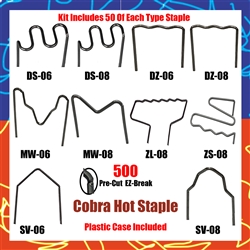 COBRA Hot Staples KIT of 10 - KIT CK-11