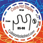 COBRA Hot Staples DS-08  S-Pattern 8mm  50 pk