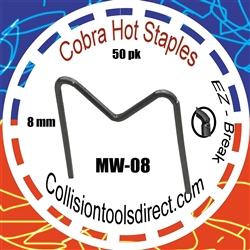 COBRA Hot Staples MW-08  M-Pattern 8mm  50 pk