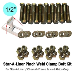 Star-A-Liner / Cheetah Pinch Weld Clamp Bolt Kit  CTD-9020-PWC