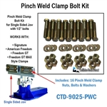 Signature / Freedom Pinch Weld Clamp Bolt Kit CTD-9025-PWC