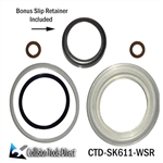 Replacement 300116 Seal Kit - with steel retainer, works with 10 Ton Power Team, SPX & OTC Hydraulic Rams