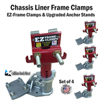 EZ Frame Clamps Fits Chassis Liners - Full Frame Truck Anchoring