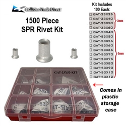 Self Piercing Rivets SPR 1500 Piece Kit