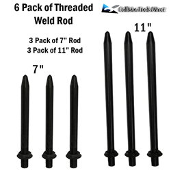 Weld Rod | Electrode 7" & 11" 6 Pack - For 595 Dent Puller