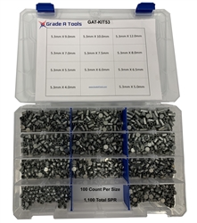 Self Piercing Rivets SPR 1100 Piece Kit