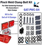 Chief Frame Machine Pinch Weld Clamp Bolt Kit - Generation 4