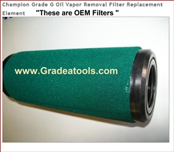 Champion Grade G Oil Vapor Removal Filter Replacement Element