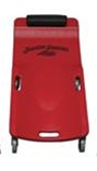 Lisle 92032 Large Wheel Plastic Creeper - Red