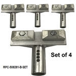 T-Top Bar/Adapter Tube, Plated  Assembly Chief  (Set of 4) RPC-508281-B-SET