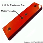 Fastener Bar Plate - Metric UAS Compare to Chief p/n 606860