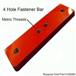 Fastener Bar Plate - Metric UAS Compare to Chief p/n 606860