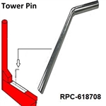 Tower Lock  Pin- Frame machine Replaces Chief p/n 618708