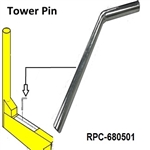 Tower Lock Pin Replaces Chief p/n# 680501