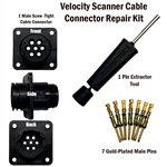Velocity Scanner Cable Connector Repair Kit - Rear of Cabinet