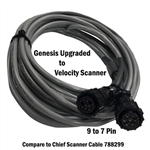 Replacement Chief Genesis Scanner cable - Upgrade to Velocity Scanner 9-7 Pin compare to chief part # 788299