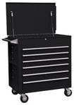 Sunex 8057BK Full Drawer Professional Duty Service Cart-Black
