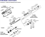 Texas Pneumatic Tools TX1B Chisel Scaler Repair Kit