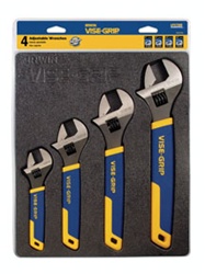 Irwin Vise-Grip 2078706 4 Pc. Adjustable Wrench Tray Set