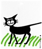 Swedish Wash Towel-100% Biodegrade-Cat in Grass