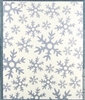 ash Towel-100% Biodegrade- Silver Snowflakes