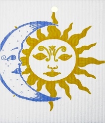 ash Towel-100% Biodegrade- Sun/Moon
